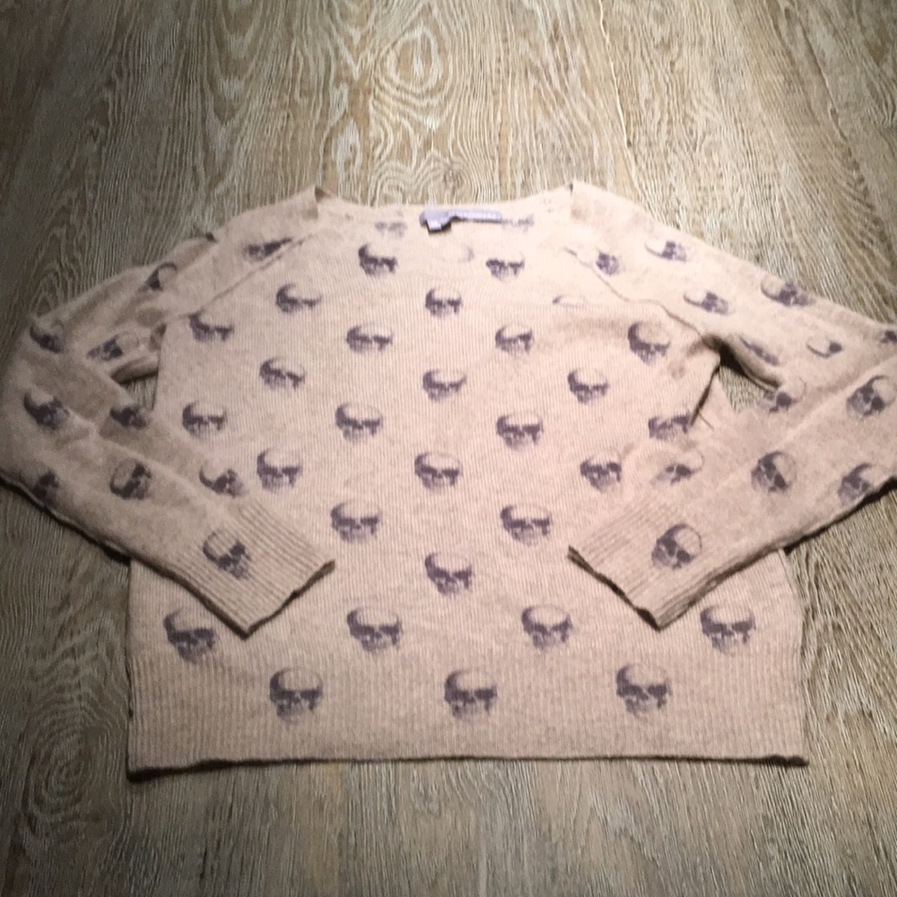 360 Cashmere Skull Sweater XS